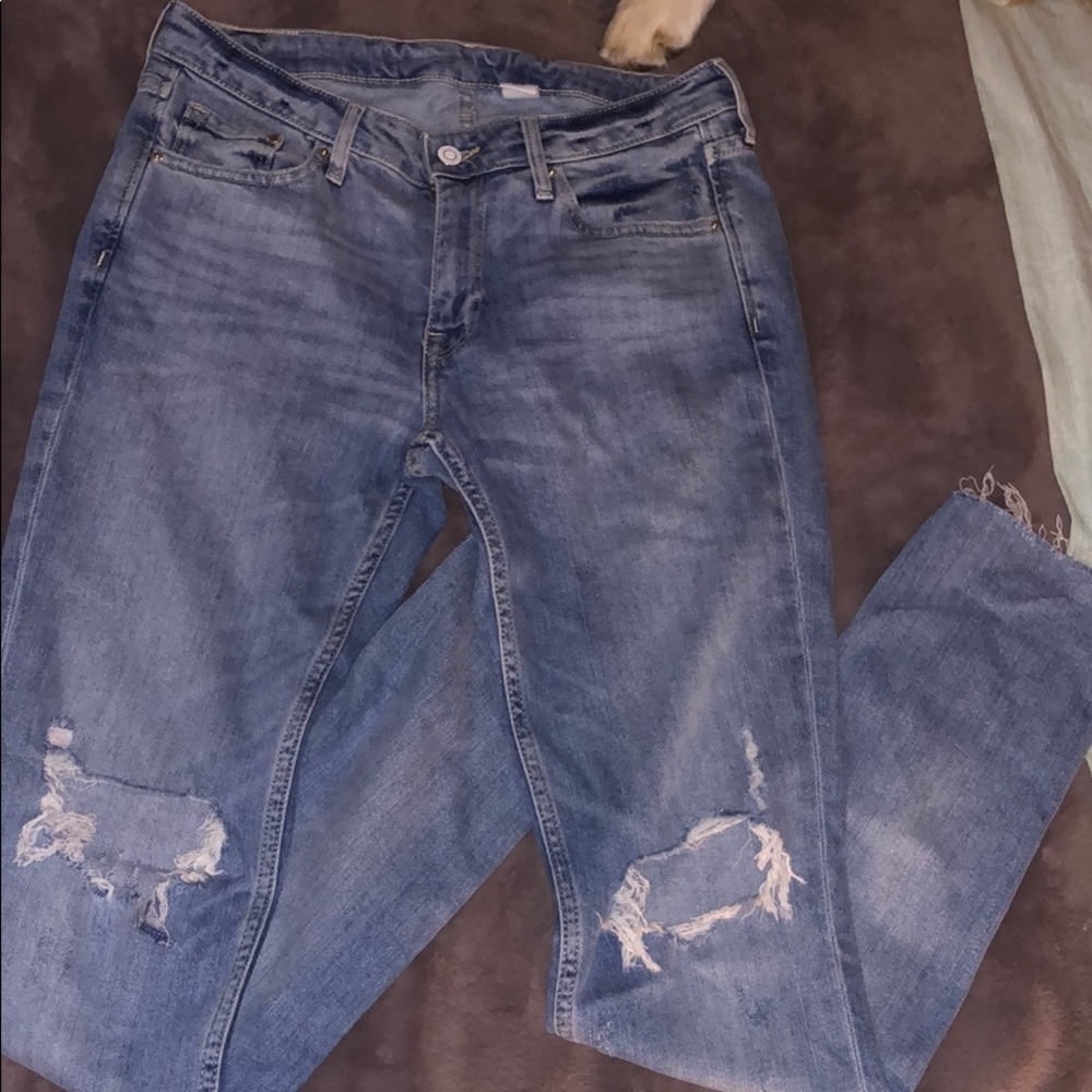 NWOT Knee slit denim h&m jeans